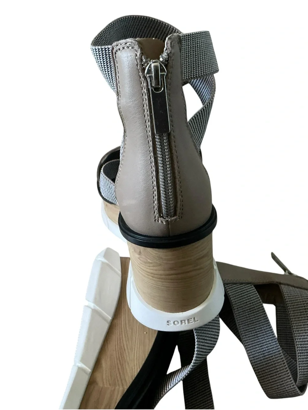 SOREL Joanie II sport strap sandal brown and grey size 7.5